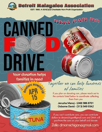 DMA Canned Food Drive